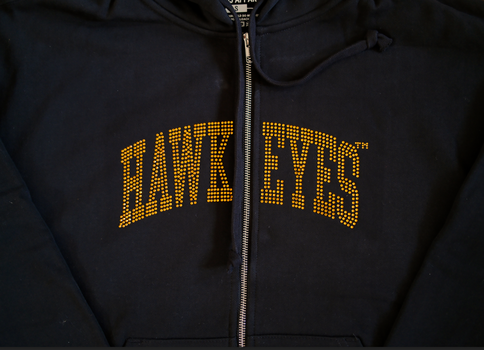 Hawkeyes Rhinestone Full Zip