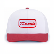 Wisconsin Name Plate Snapback Cap