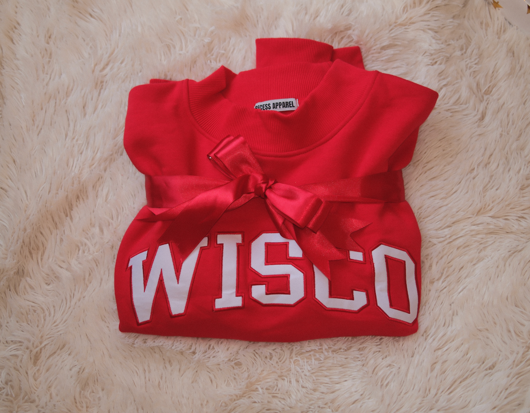 Red Wisco Mock Neck