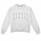 Grey Ohio Mock Neck