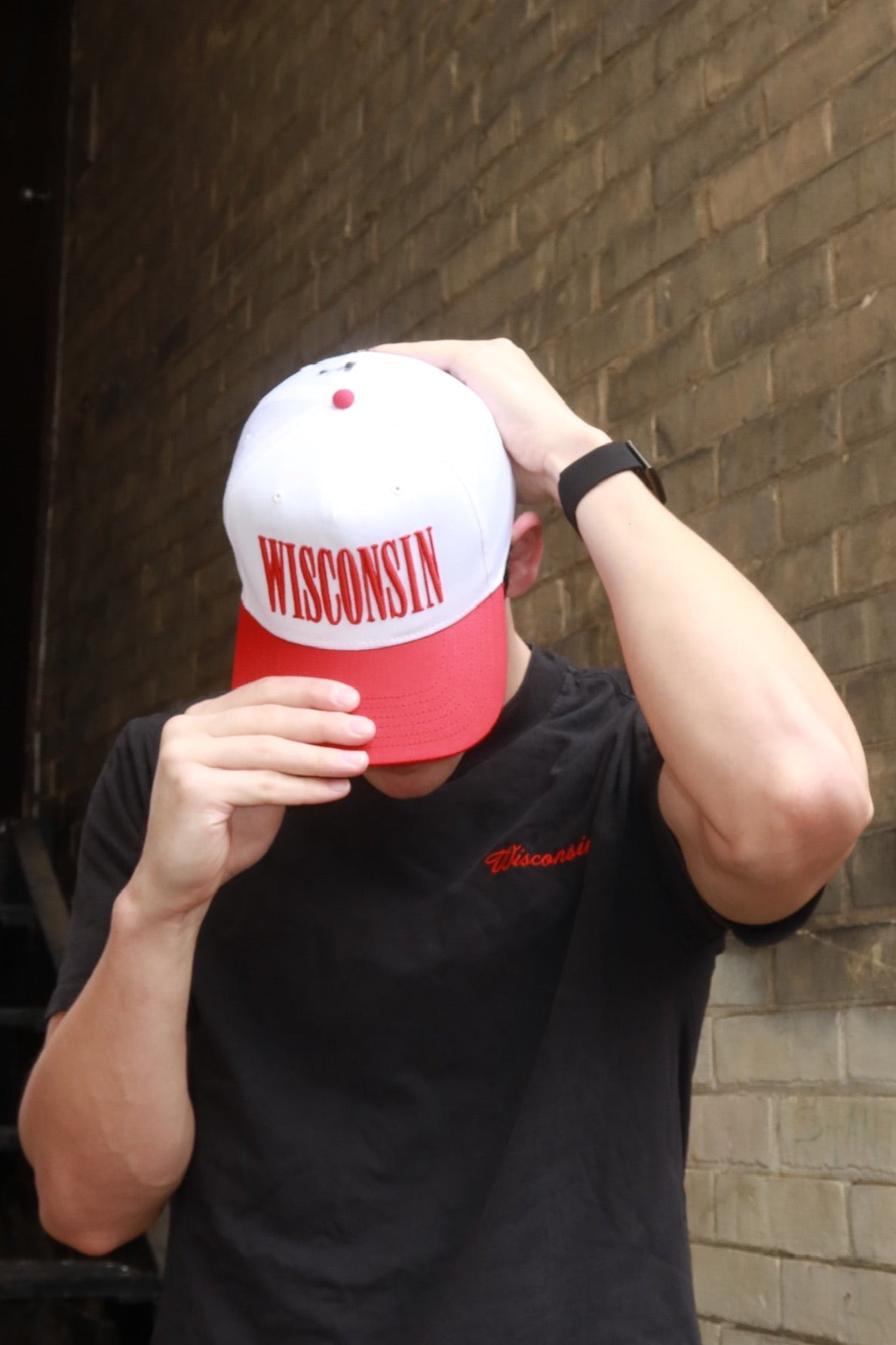 Wisconsin Stretch Contrast Cap