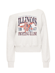 Illinois Football Off Shoulder Crew