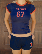 Illinois Soccer Baby Tee