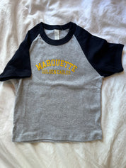 Marquette Crop Dugout Tee