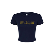 Michigan Rhinestone Freshman Tee