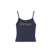 Michigan Rhinestone Everyday Tank