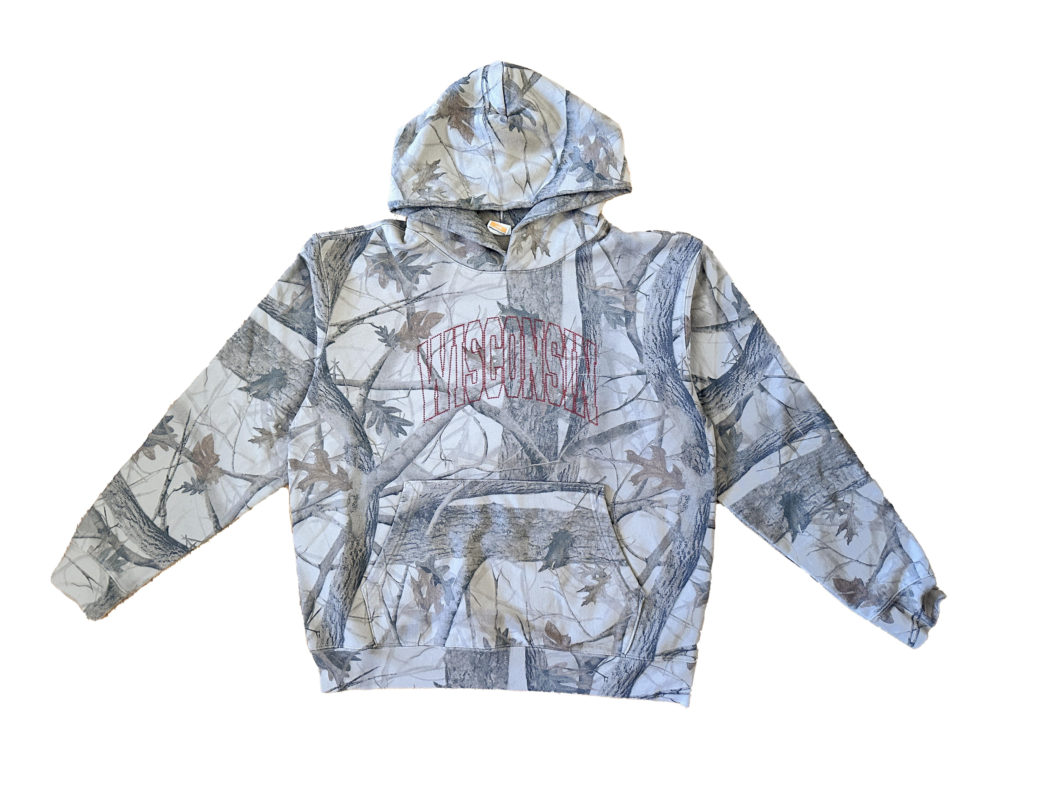 Wisconsin Rhinestone Camo Hoodie