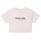 Just a Girl Bloomington Crop Tee