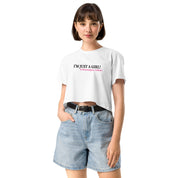 Just a Girl Bloomington Crop Tee