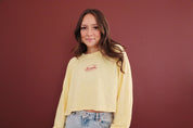 Minnesota Trucker Crop Long Sleeve