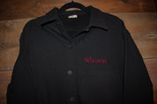 Wisconsin Embroidered Fleece Shacket