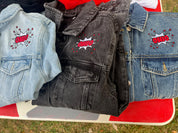 Ohio Burst Embroidered Jean Jacket