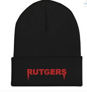 Rutgers Embroidered Beanie - Recess Apparel LLC