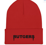 Rutgers Embroidered Beanie - Recess Apparel LLC