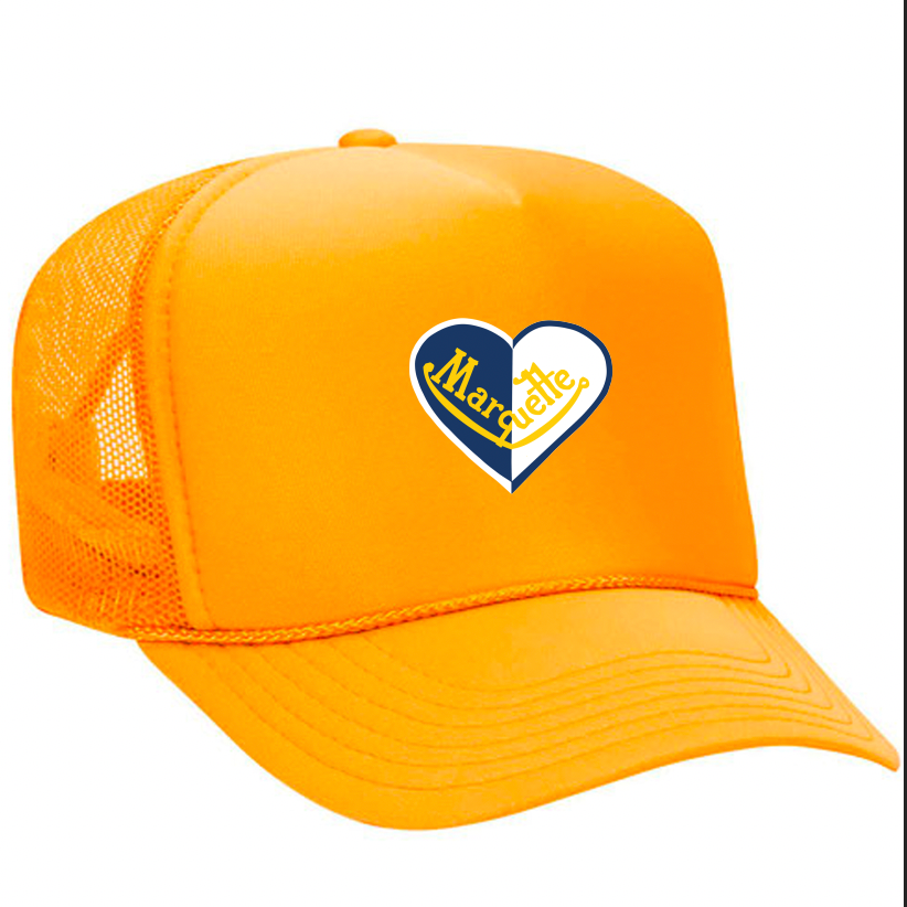 Marquette Split Heart Trucker Hat