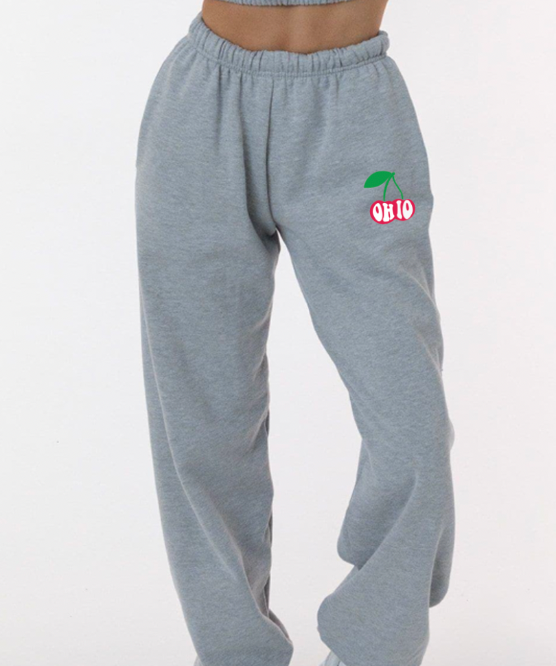 Ohio Cherries Joggers - Recess Apparel LLC