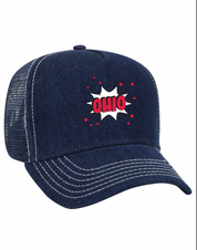 Ohio Burst Denim Trucker Hat