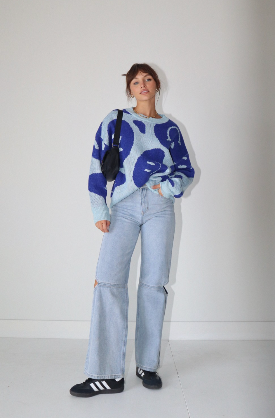 Open Knee Skate Jeans