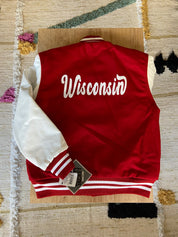 Wisconsin Letterman Jacket - Recess Apparel LLC