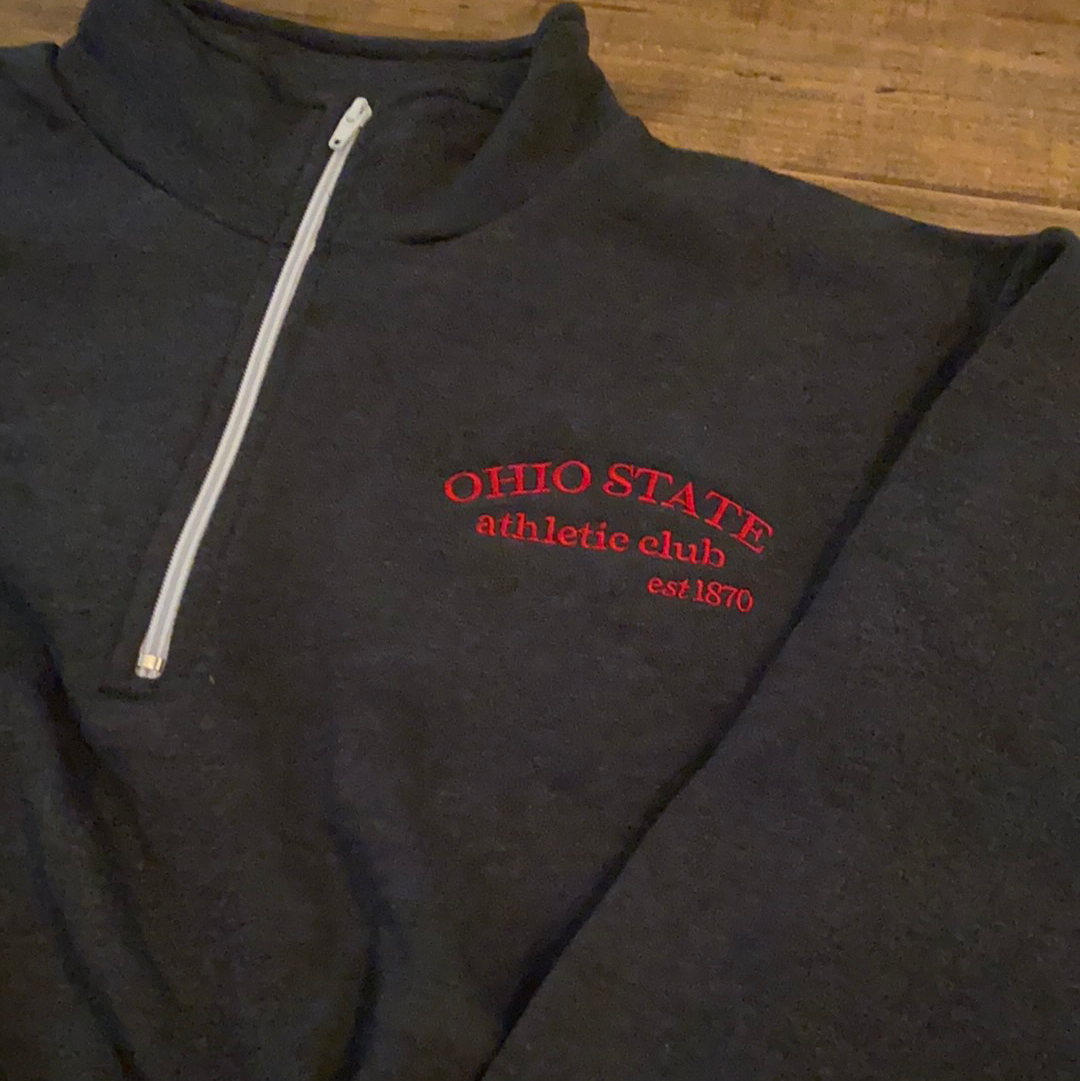 Ohio Athletic Club Crop Half Zip - Recess Apparel LLC