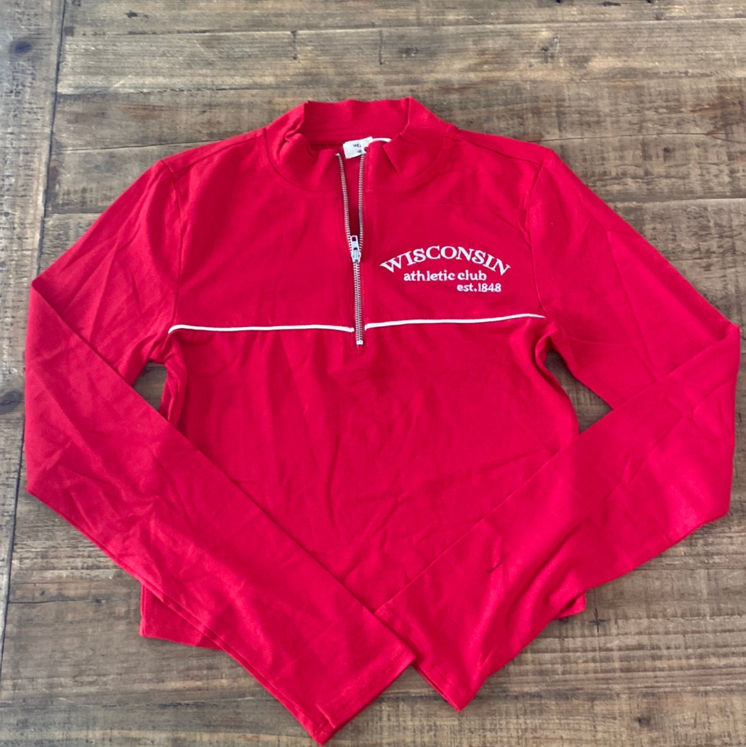 Wisconsin Athletic Club 1/4 Zip Long Sleeve