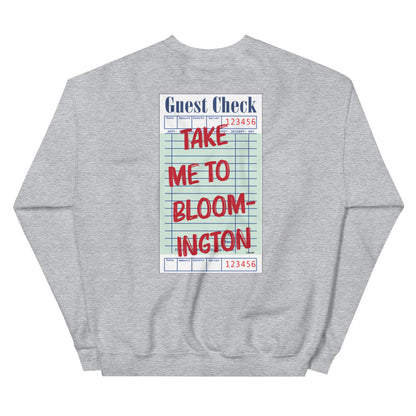 Bloomington Guest Check Sweatshirt